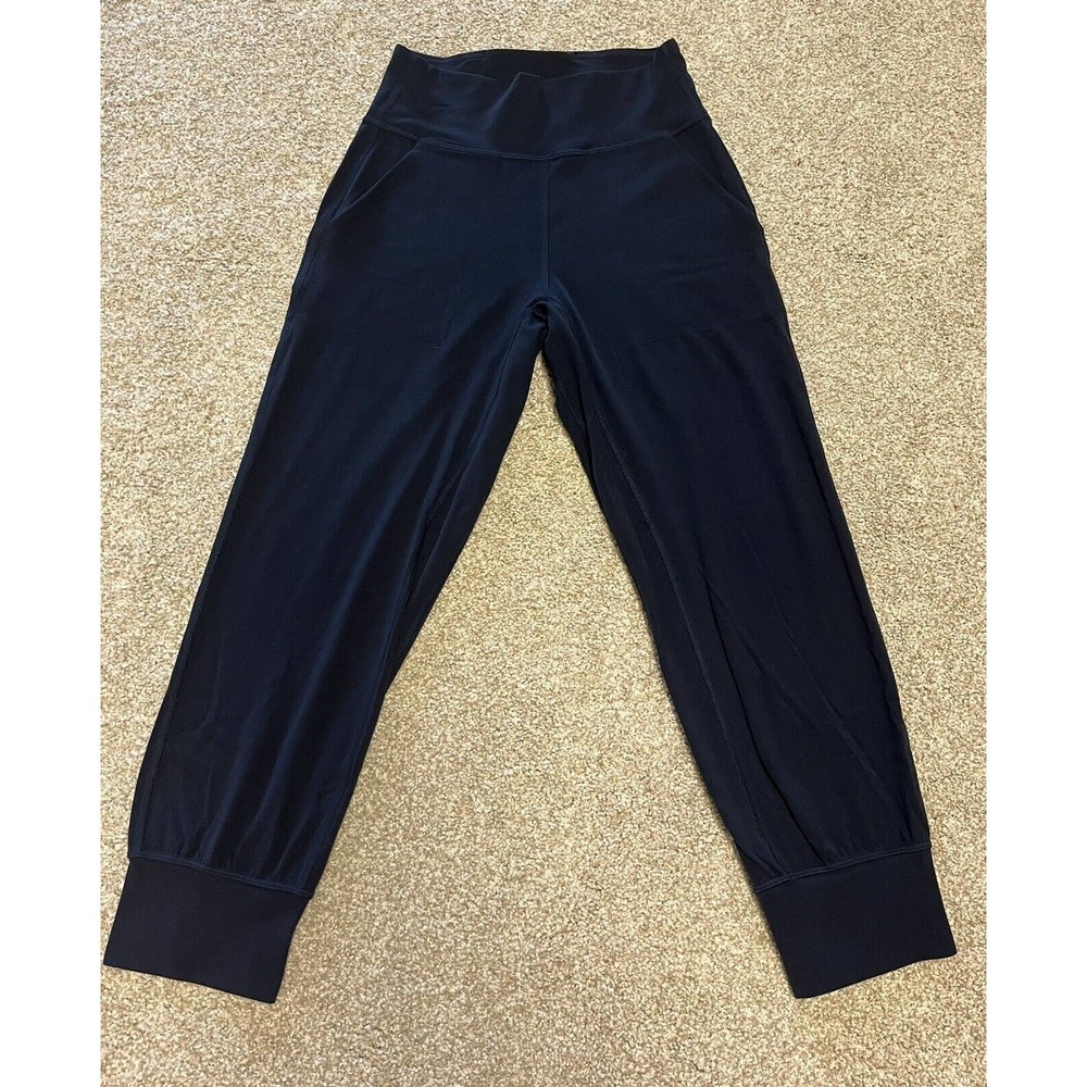 Lululemon ALIGN Cropped Jogger - Nulu Fabric - Navy Blue - Size 4